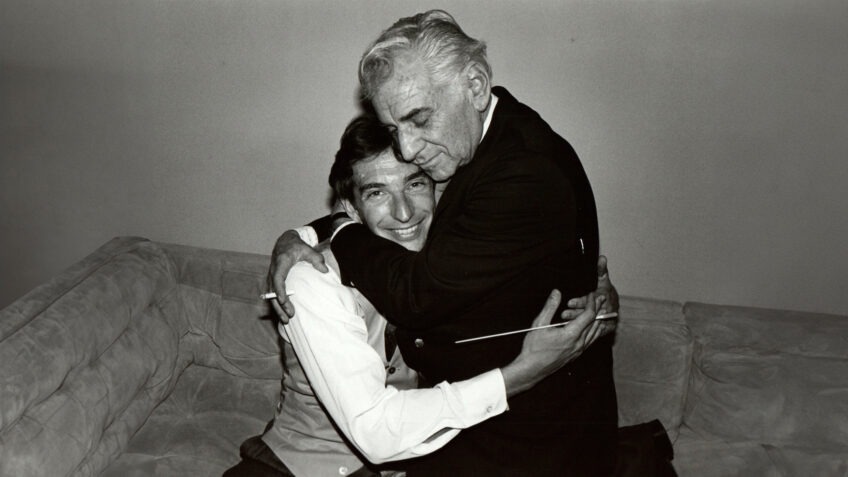 Michael Tilson Thomas and Leonard Bernstein