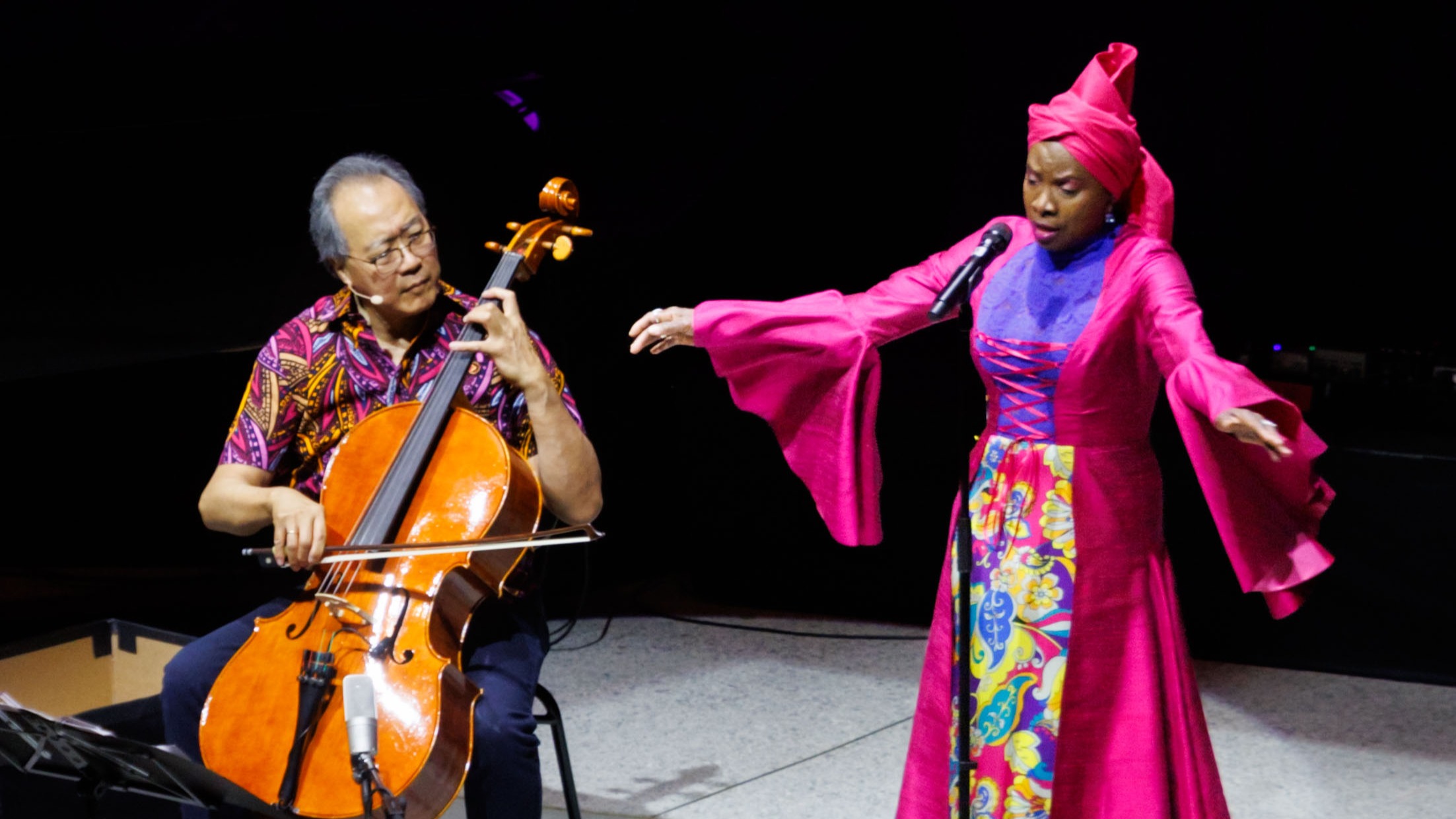 Yo-Yo Ma and Angelique Kidjo
