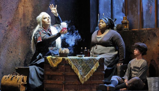 Judit Kutasi as Ulrica, SF Opera