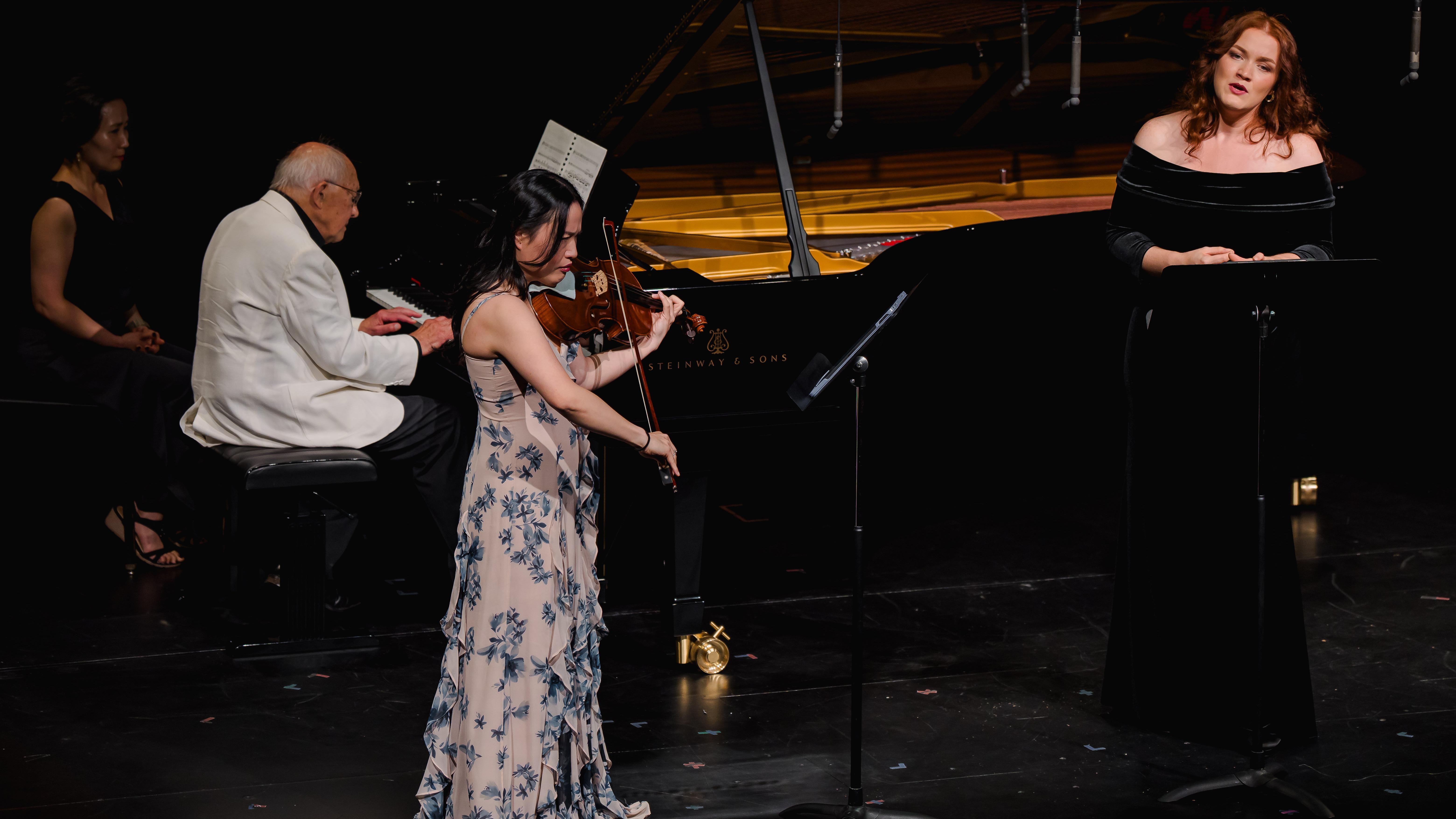 Maire Therese Carmack sings Brahms's Songs, Op. 91 at Music@Menlo