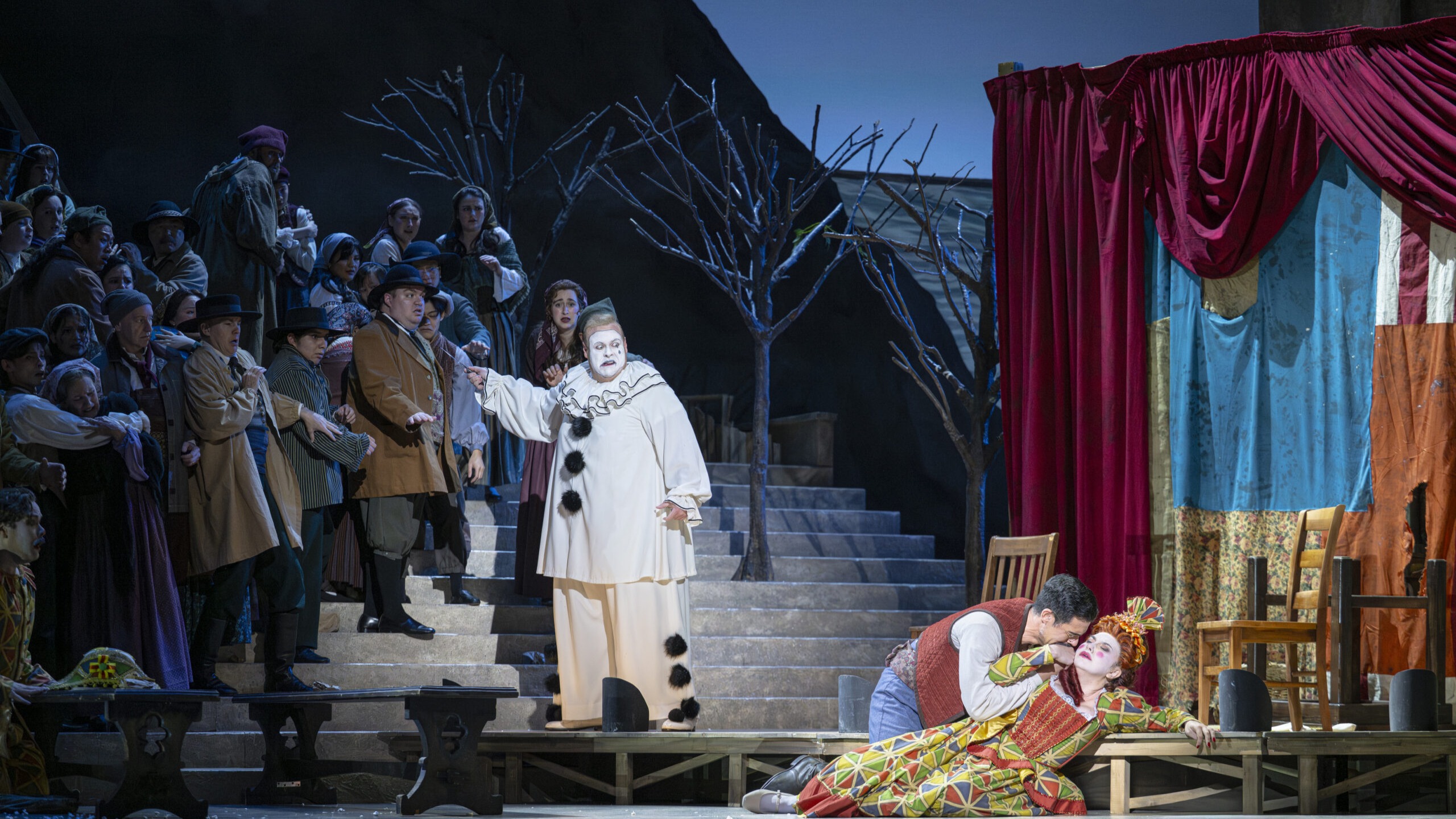 Ben Gulley, Luis Alejandro Orozco, Mikayla Sager in Pagliacci