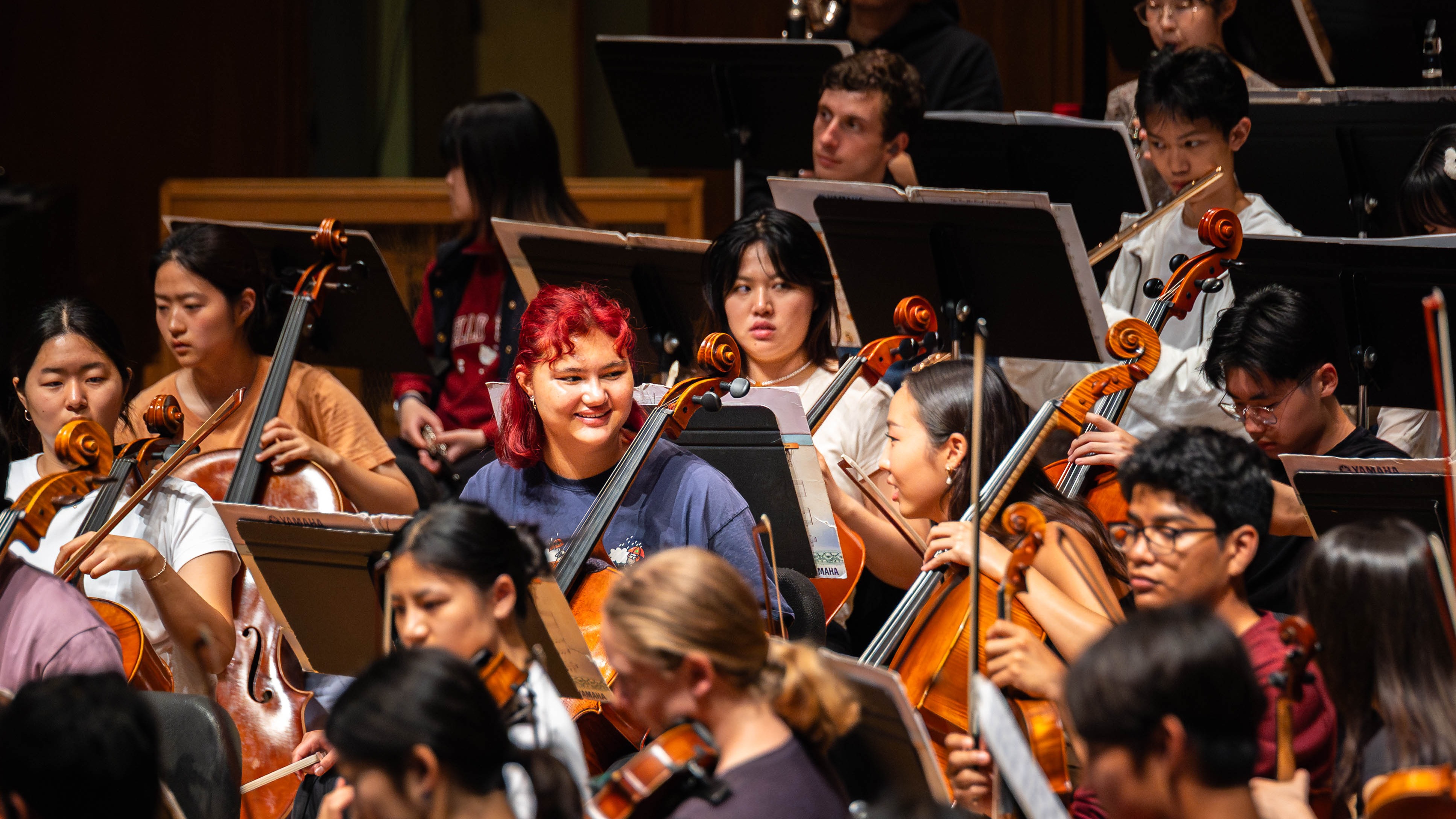 UC Berkeley Symphony Orchestra rehearsal