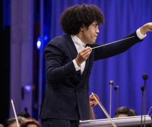Rafael Payare conducts the LA Phil at the Hollywood Bowl