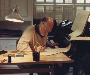 John Williams in his studio