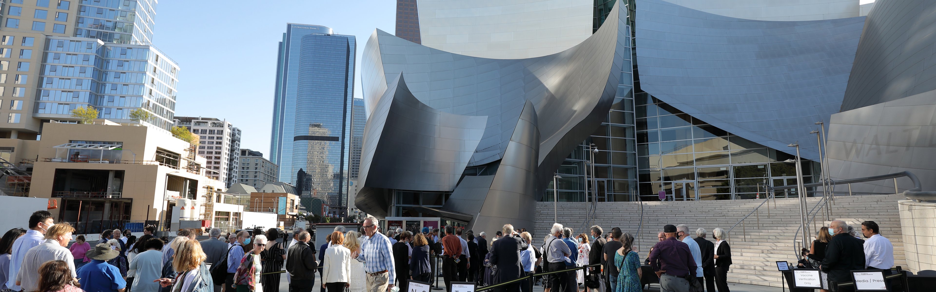 Outside Disney Hall
