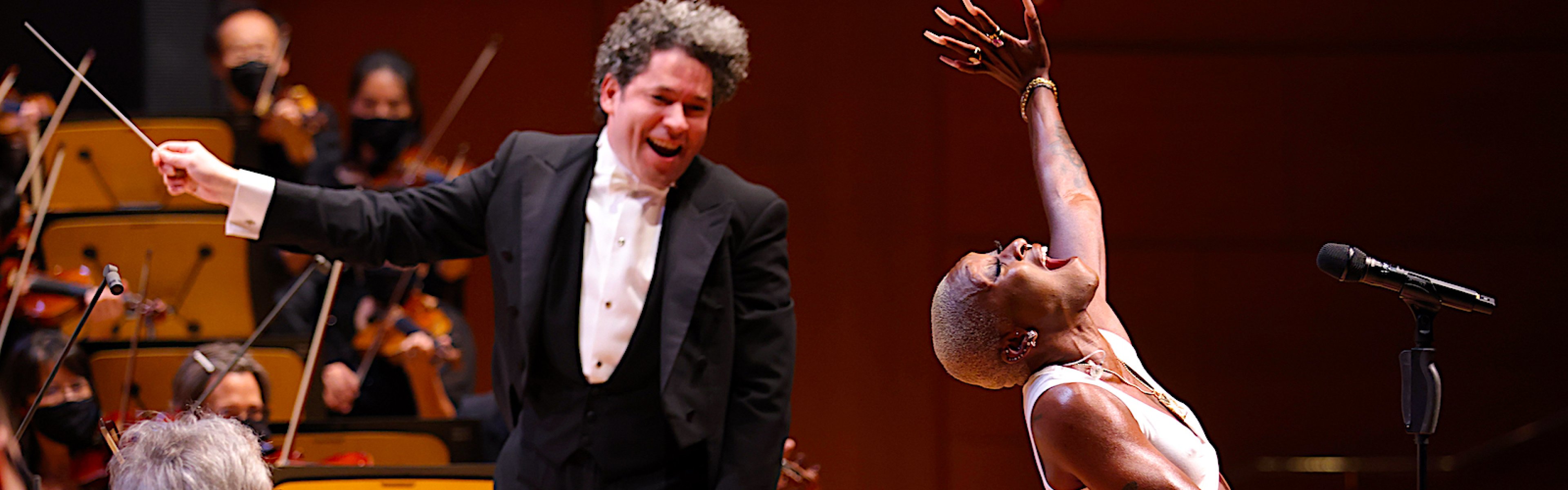 Cynthia Erivo with the LA Phil