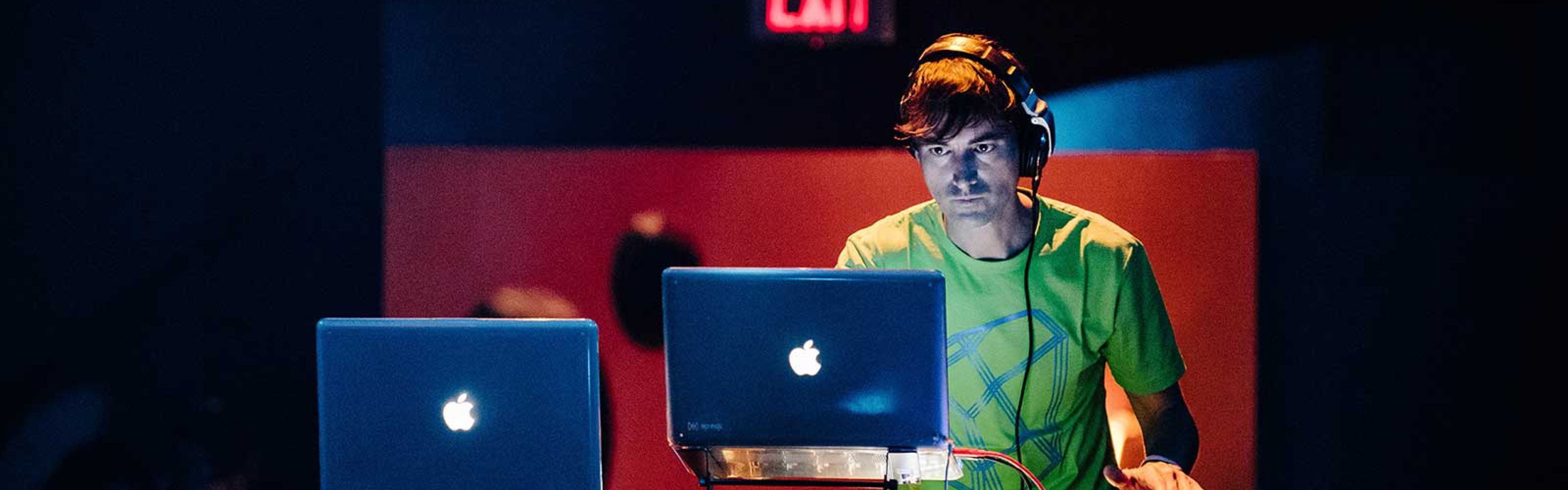 Mason Bates DJing at a Mercury Soul event in San Francisco