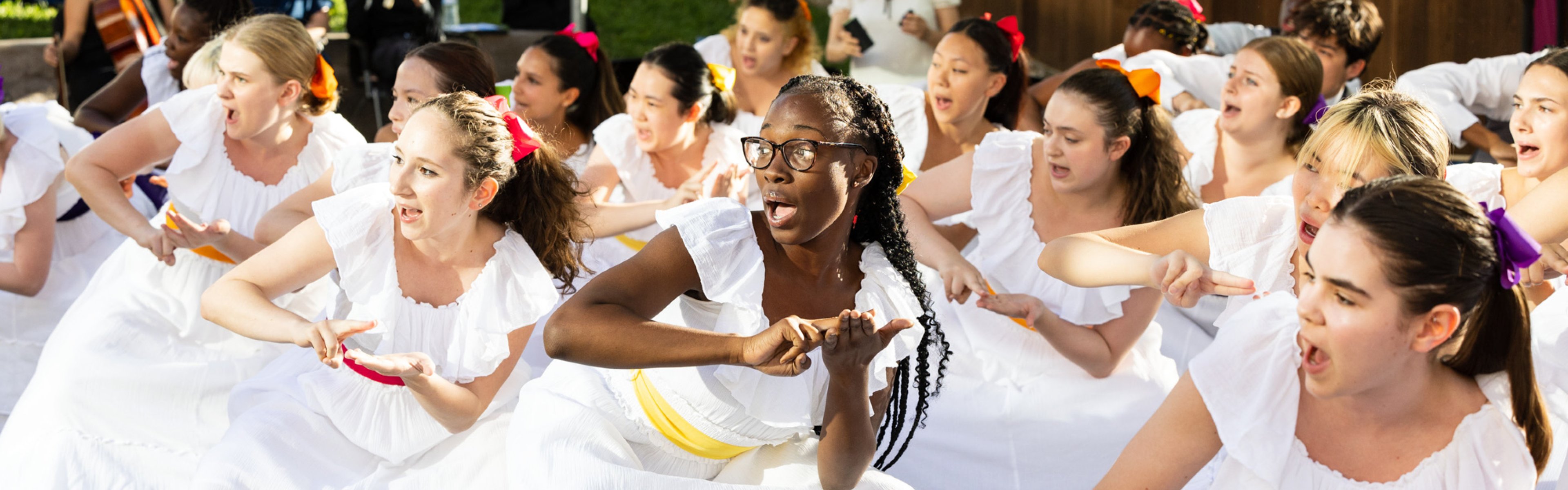 The girls of the Young People’s Chorus of New York City