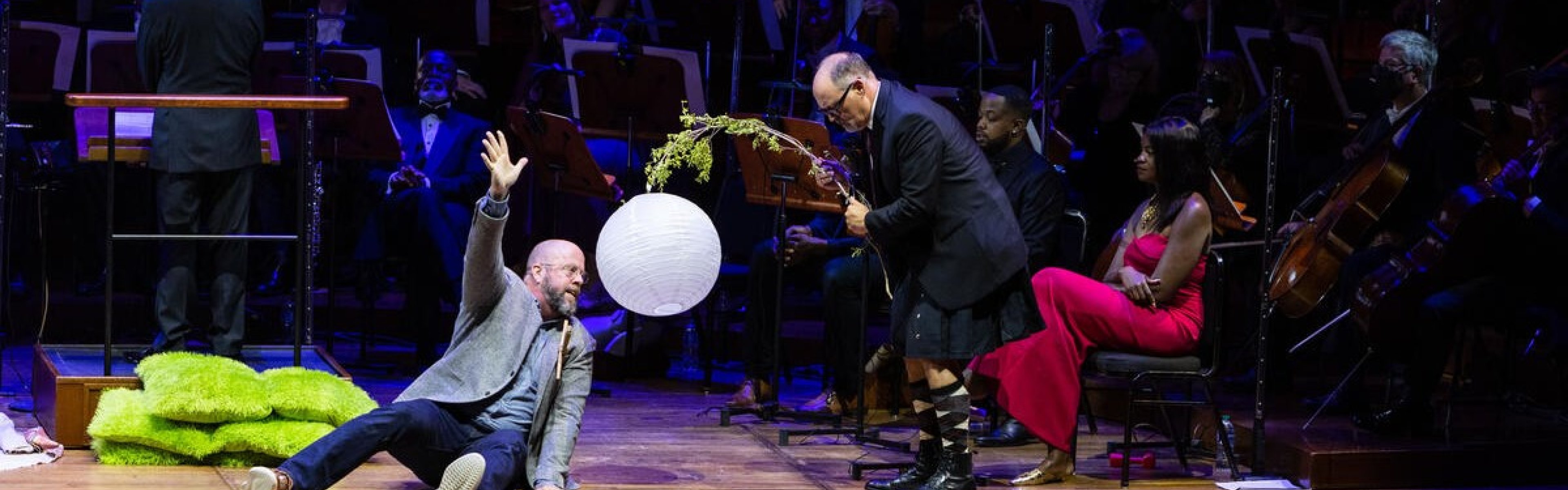 The SF Symphony, members of the African-American Shakespeare Company, and guests