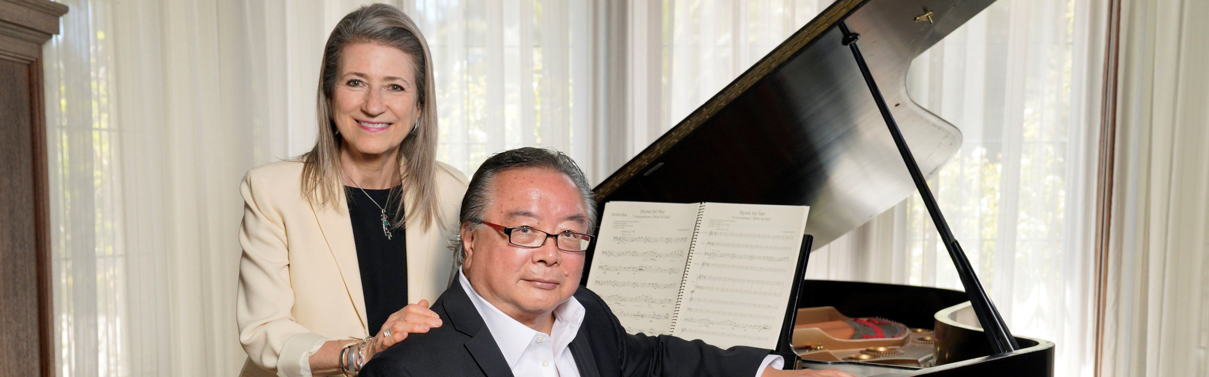 Patricia Kristof Moy and Shinji Eshima