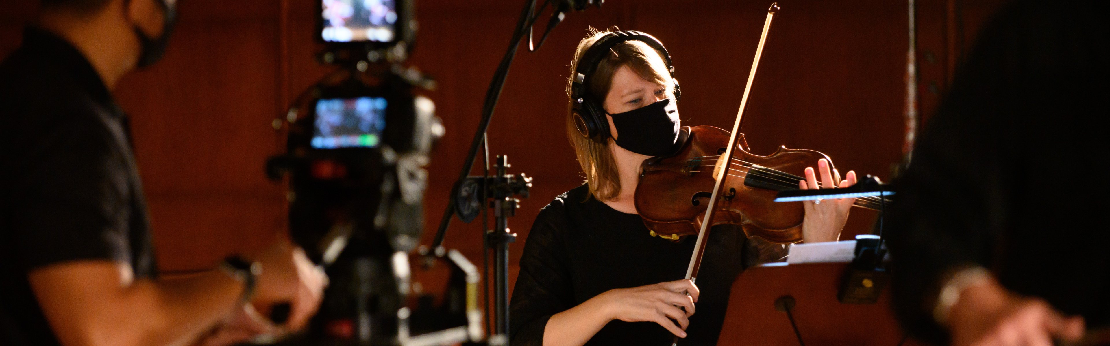 Filming for an SF Symphony project