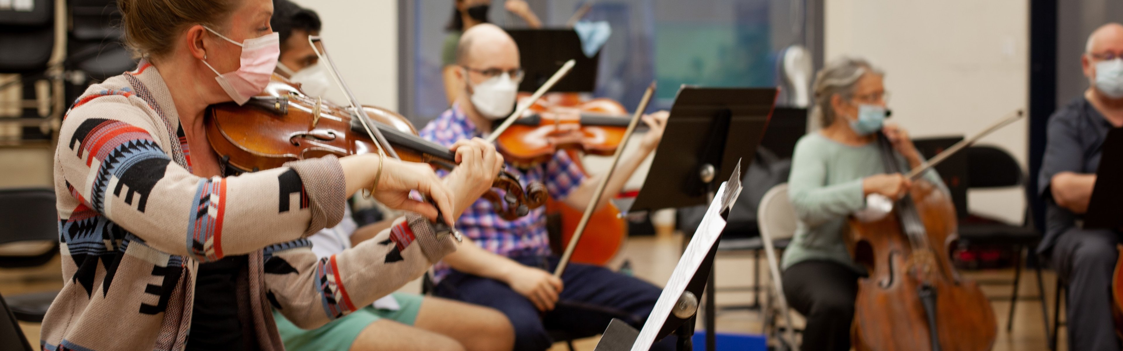 Stanford Medicine Orchestra players