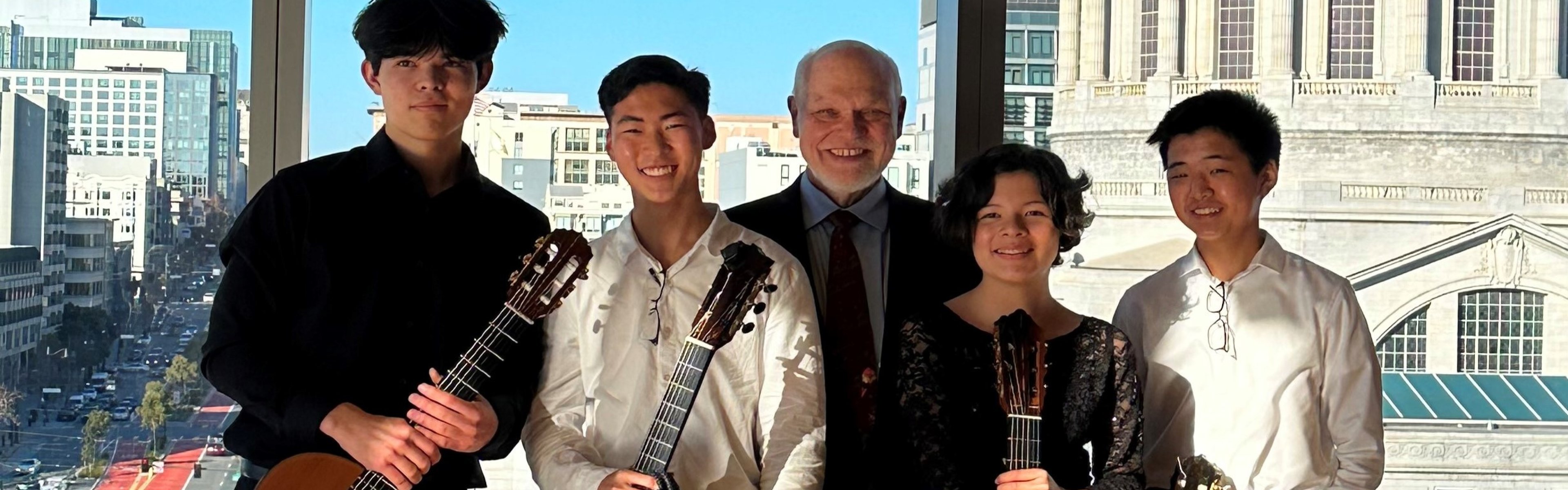 Ethan Boyers, Reade Park, Scott Cmiel, Emilia Díaz Delgado, and Trent Park