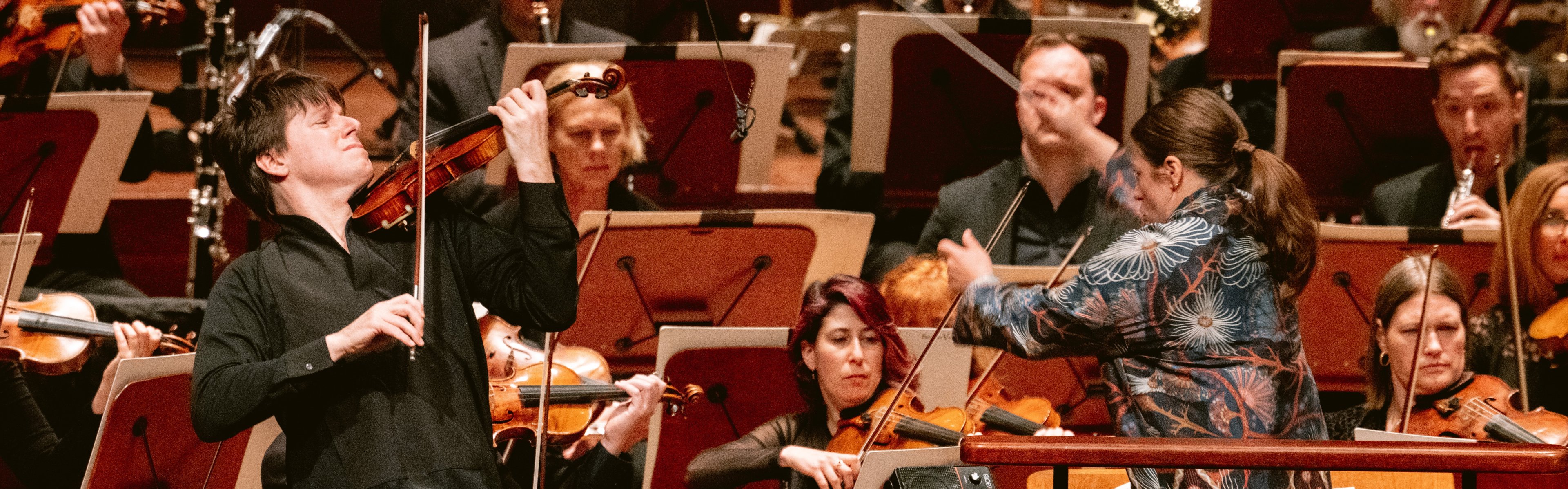 Joshua Bell and Dalia Stasevska