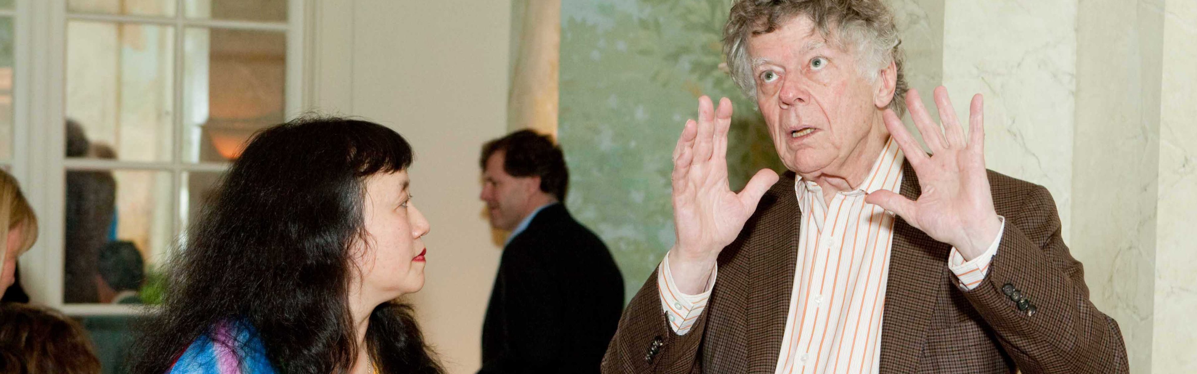 Wu Han and Gordon Getty