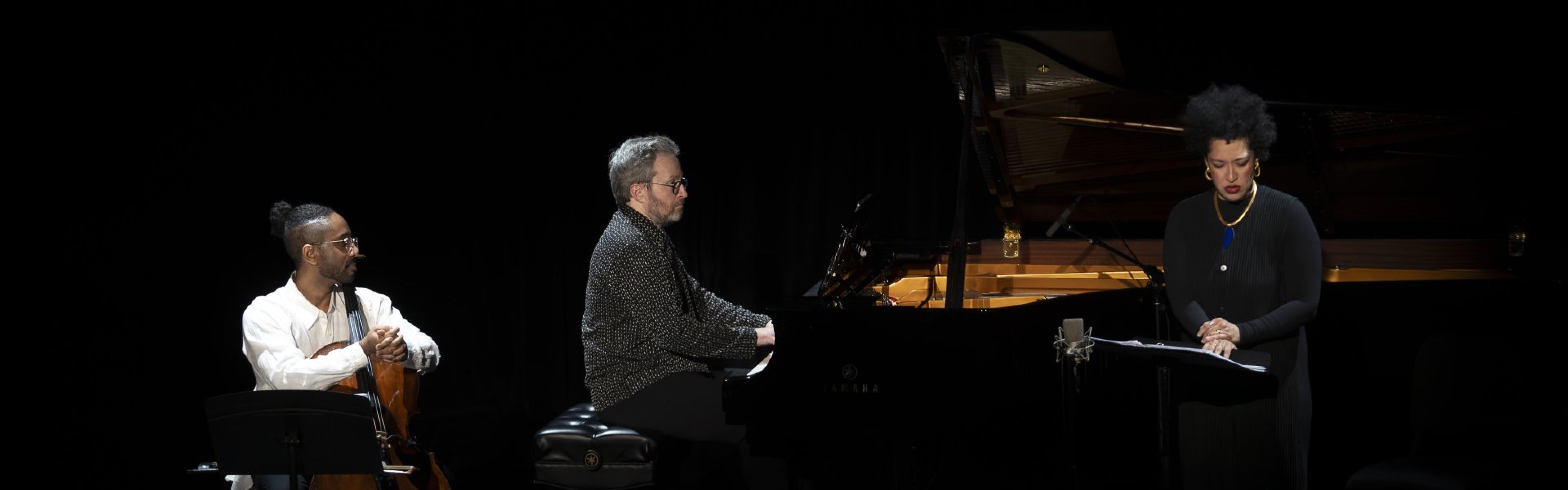 Julia Bullock, Conor Hanick, Seth Parker Woods