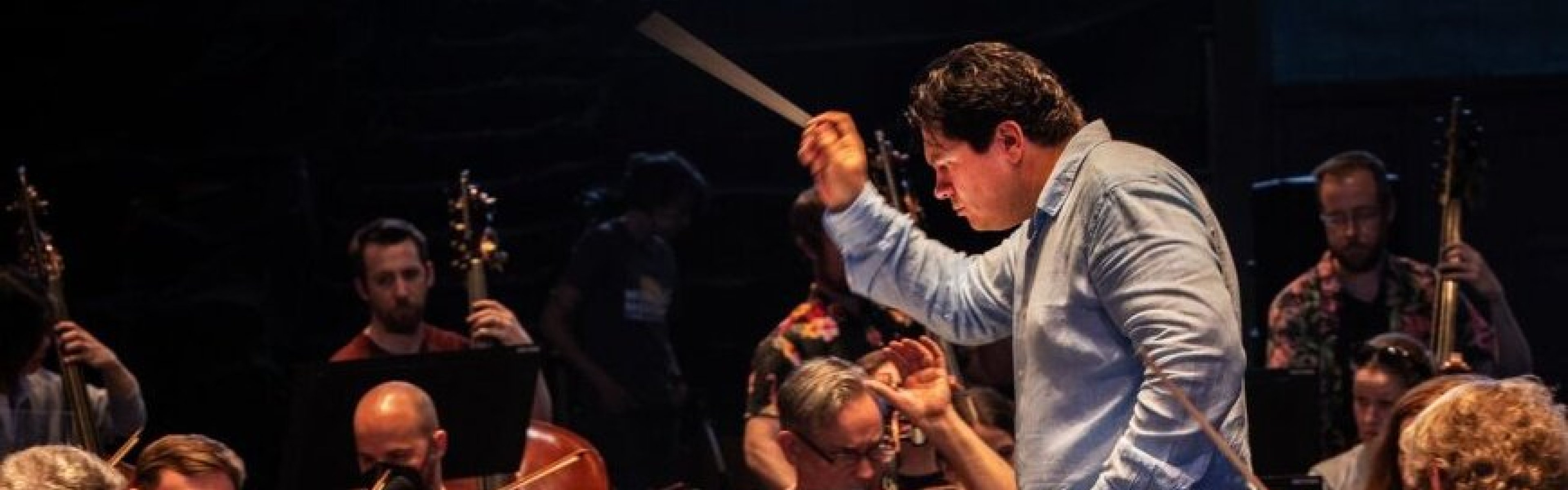 Cristian Măcelaru conducts at the Cabrillo Festival of Contemporary Music | Credit: r.r. jones