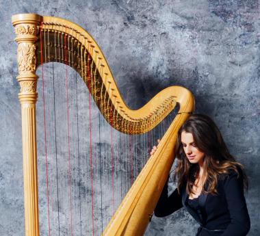 Harpist Bridget Kibbey will be featured in the West Coast Premiere of composer João Luiz Rezende's Recife.