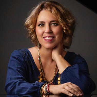 Gabriela Montero at the piano