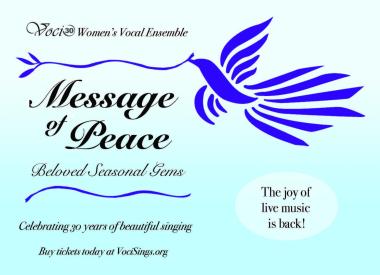 graphic for Message of Peace concert