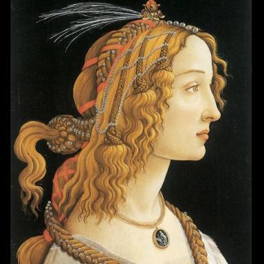 Portrait of a Young Woman, Sandro Botticelli, 1485.