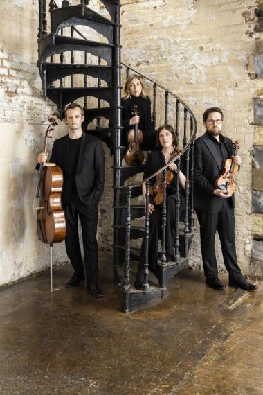Cal Performances presents the Castalian String Quartet, Sunday, March 19, 2023 in Hertz Hall. (credit: Paul Marc Mitchell)