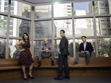 The Dover Quartet performs Sunday, September 25, 2022 in Hertz Hall. (credit: Roy Cox)
