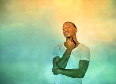 The Monterey Jazz Festival on Tour performs Wednesday, January 18, 2023 in Zellerbach Hall. Pictured: Christian Sands. (credit: Anna Webber)