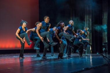 Step Afrika! performs Saturday, February 25, 2023 in Zellerbach Hall. (credit: Sekou Luke)