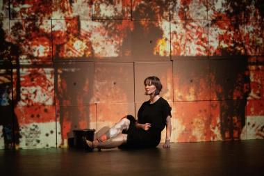Karen Wemhoener as Landsis  (courtesy of Alexis Silver photography)