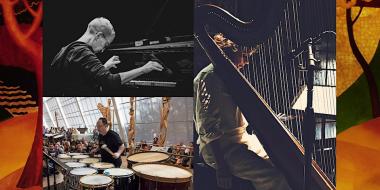 Myra Melford: piano, Zeena Parkins: harp, William Winant: percussion
