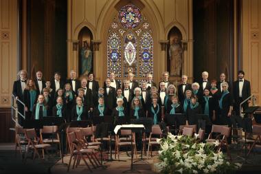 The chorale at Holy Cross Church