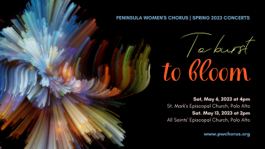 PWC Spring 2023 Concert To burst to bloom