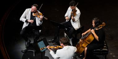Musicians performing