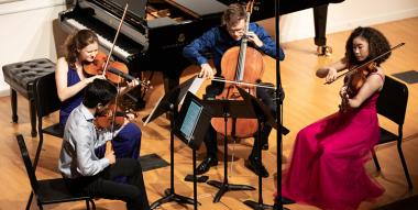 Musicians performing