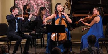 Musicians performing