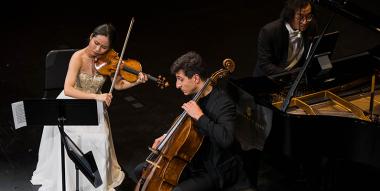 Musicians performing