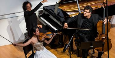 Musicians performing