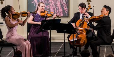 Musicians performing