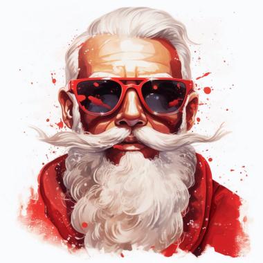 “Santa” invites you to 'Christmas at the California." Art courtesy of Symphony San Jose.