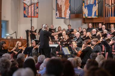 Consort Chorale in performance at First Presbyterian Church in San Anselmo in 2019