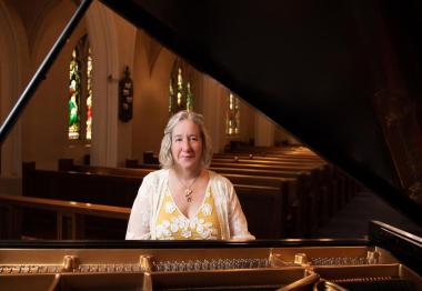 Susan Jane Matthews at the Steinway B, St. Paul's Episcopal Church, Burlingame