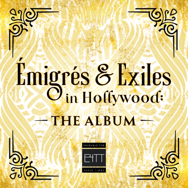 Black text on gold/white background with filagree in corners and E4TT logo in black at bottom