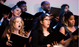 Members of The Colburn School Community School Choir.
