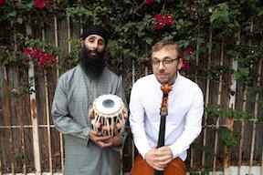 Tabla virtuoso Neelamjit Dhillon and cellist Chris Votek