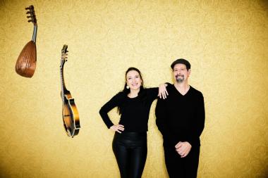 Caterina Lichtenberg and Mike Marshall will perform Evan Price's new double mandolin concerto, A Game of Cat and Mike.
