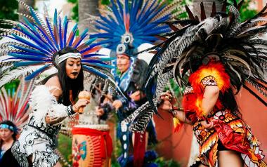 Calpulli Tonalehqueh will be opening the festival with a 30-minute Opening Ceremony on Saturday. Photo by Buggsy Malone.