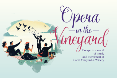 Bask in the ambiance of beautiful music, wine and cameraderie