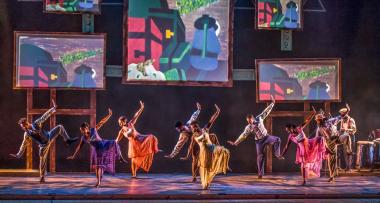 Cal Performances presents Step Afrika! The Migration: Reflections on Jacob Lawrence, November 2–3, 2024 at Zellerbach Hall (credit: Jati Lindsay)