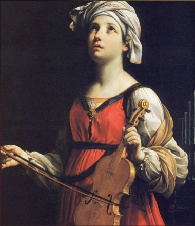 Painting of St. Cecilia